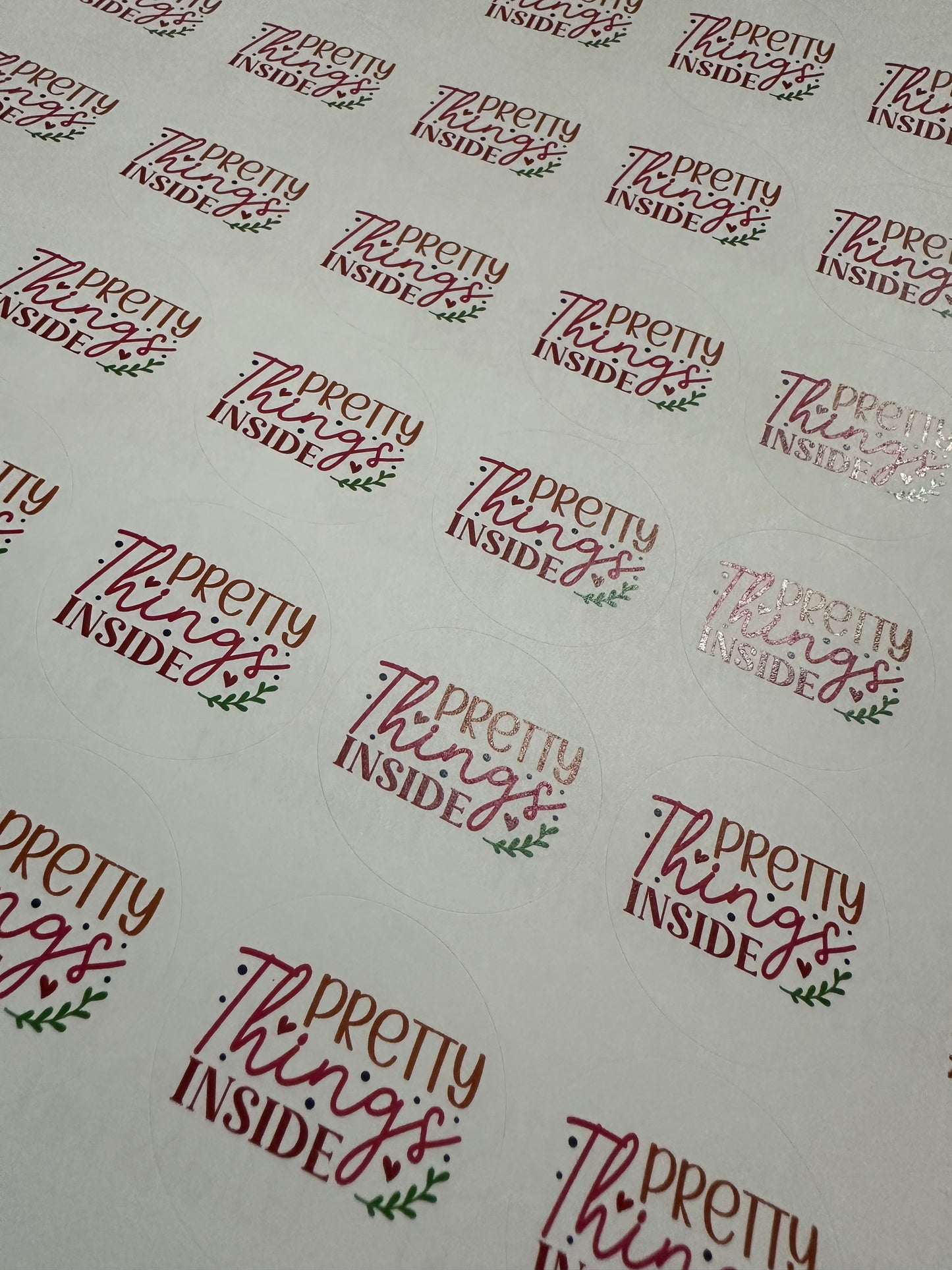 Pretty Things Inside Stickers