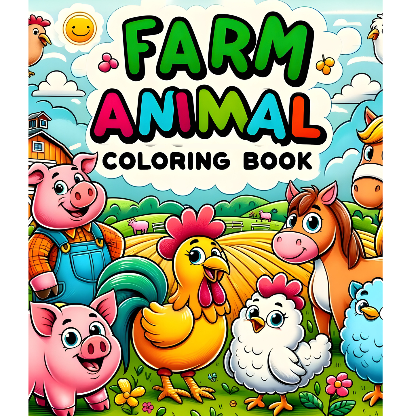 Printable Farm Animal Colouring Pages