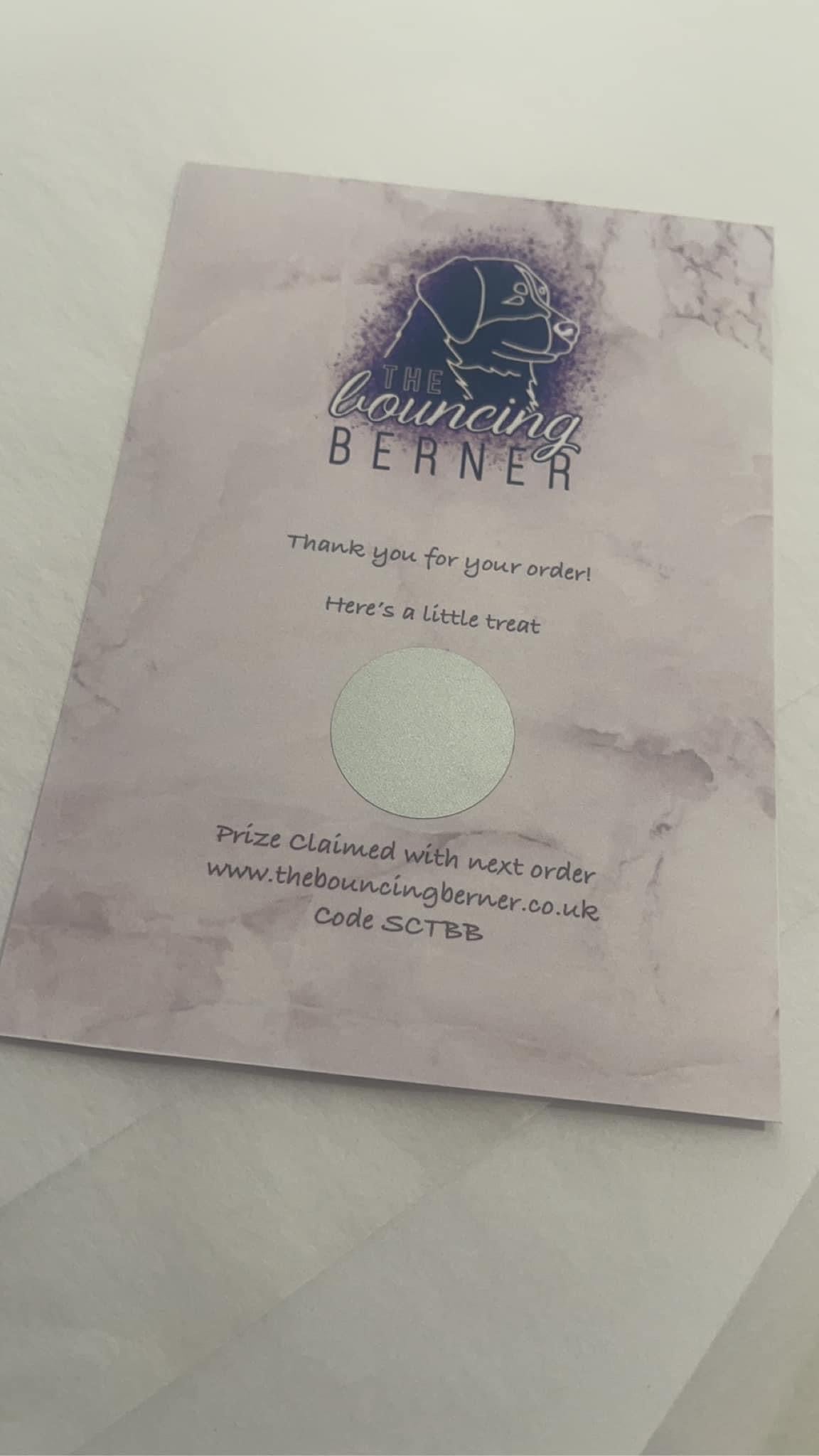 A6 Size Scratch Cards