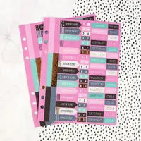 Mini Stickers Planner Embellishment