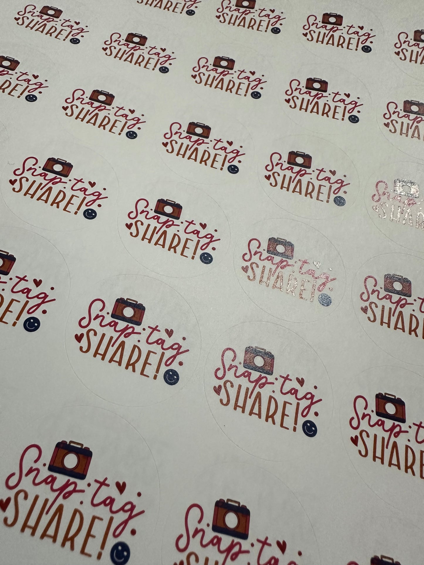 Snap Tag Share! Stickers