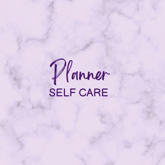 Self Care Planner