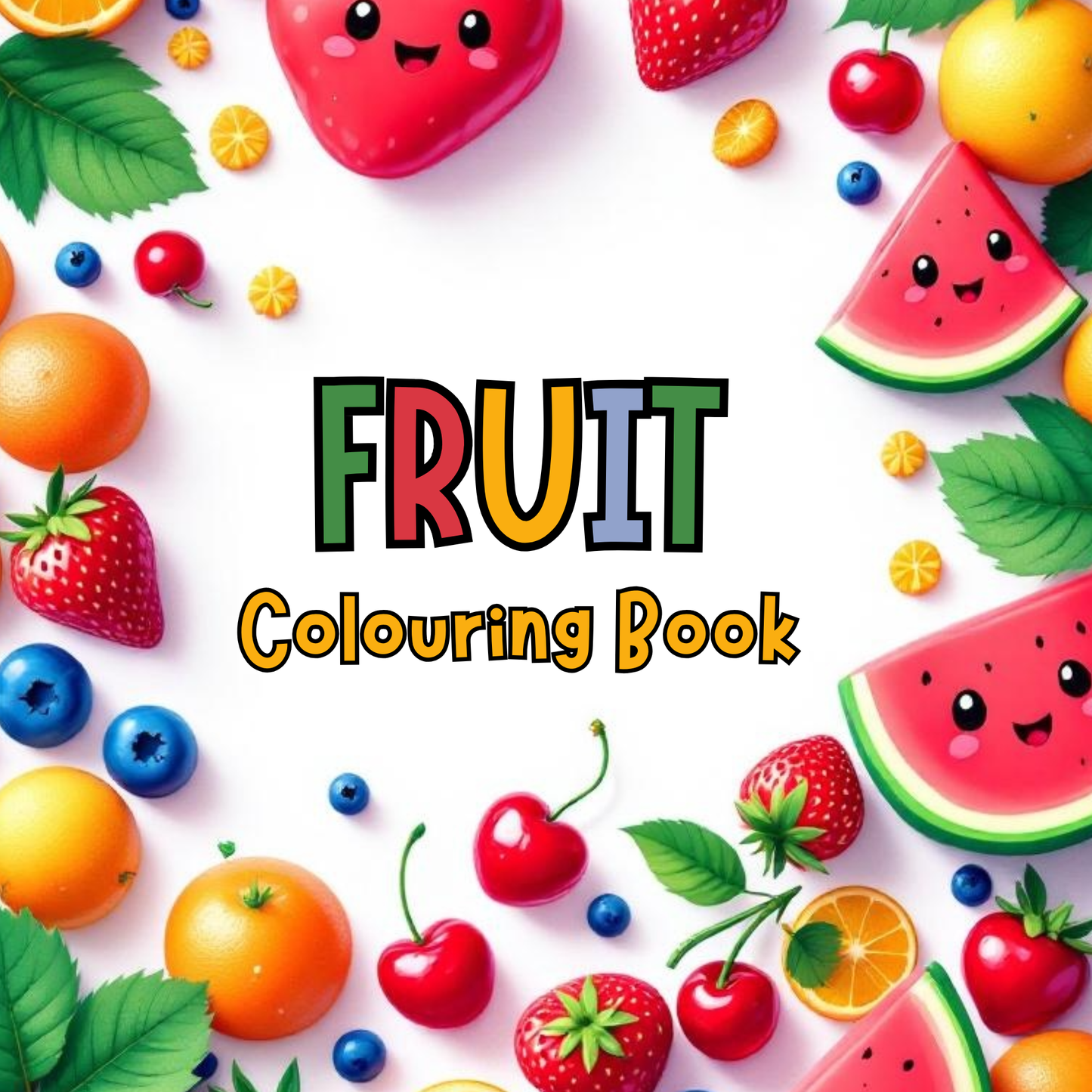 Printable Fruit Colouring Pages
