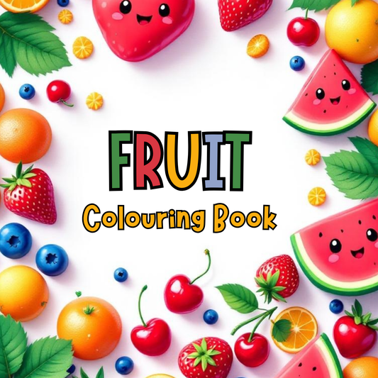 Printable Fruit Colouring Pages