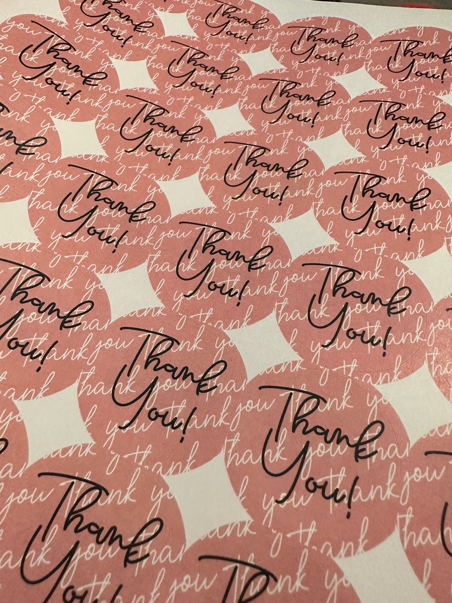 Thank You Stickers The Bouncing Berner