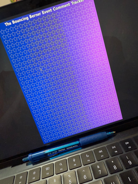 Bouncing Berner Downloadable Comment Tracker