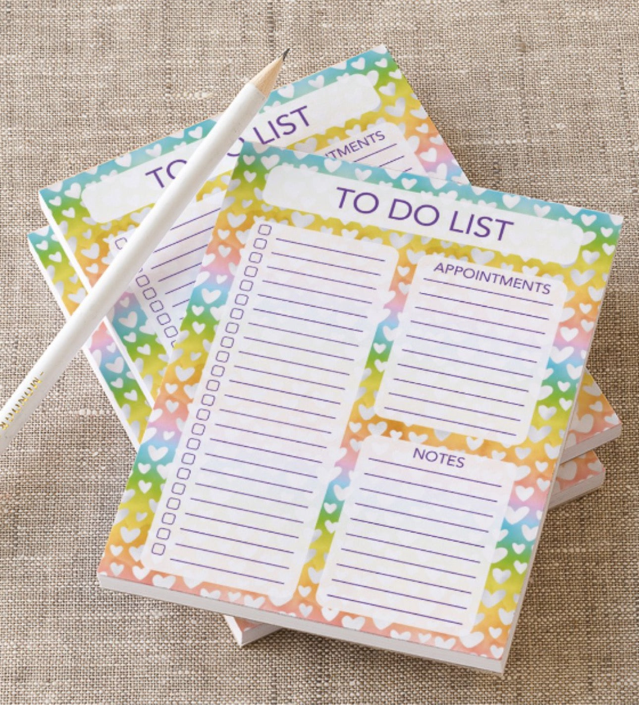 Rainbow To Do List -  A5 Desk Pad