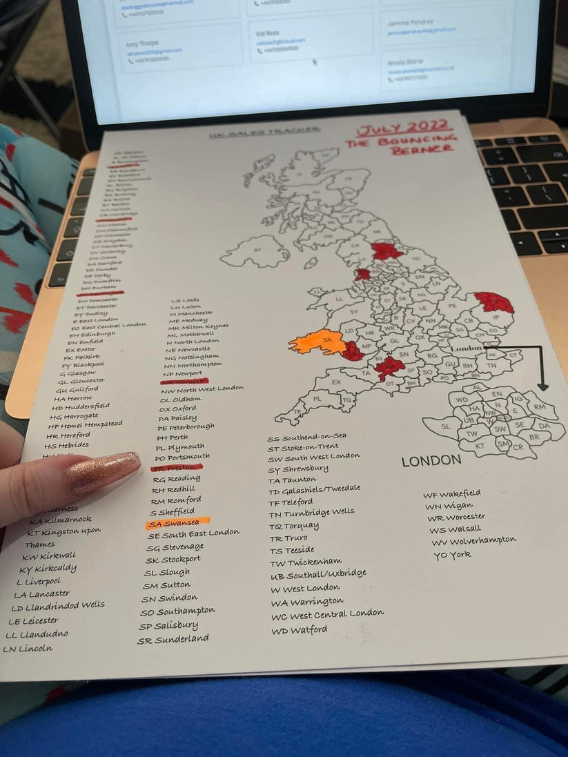Printable Postcode Map – The Bouncing Berner