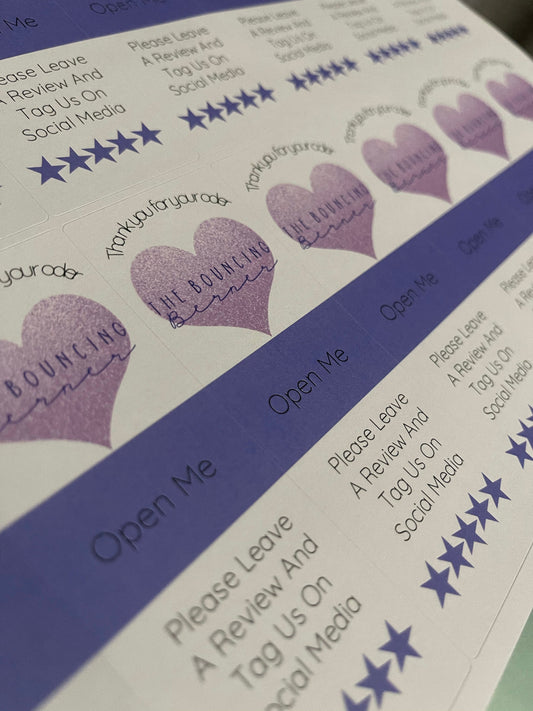 Branded Box Seals Fiver Friday