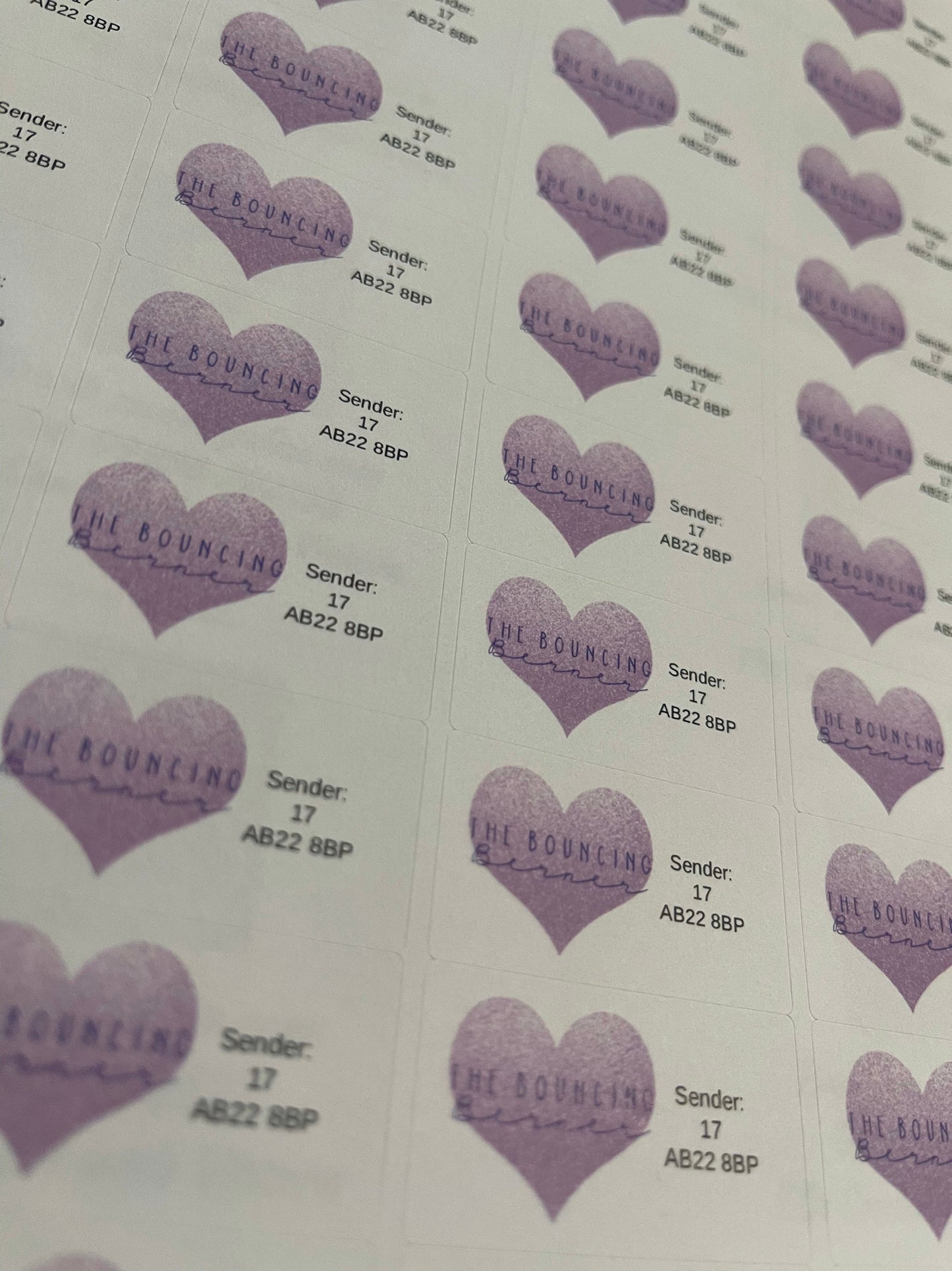 Sender address labels